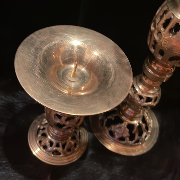 Set of three candle sticks - Picture 8 of 9